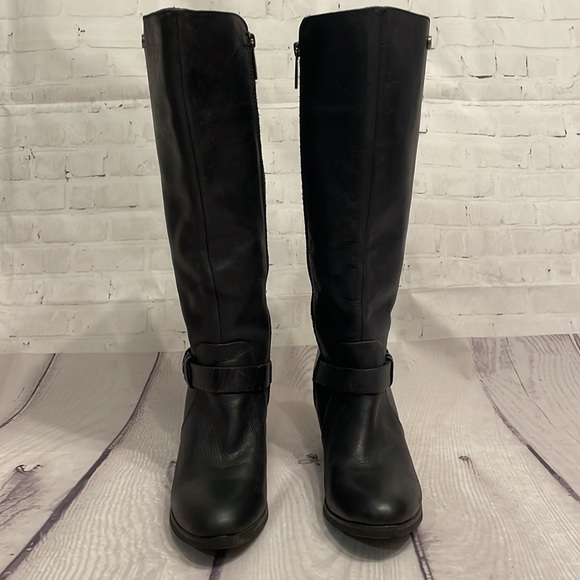 Bussola Matte Black Leather Riding Boots Size EU39=US9 - Picture 2 of 12